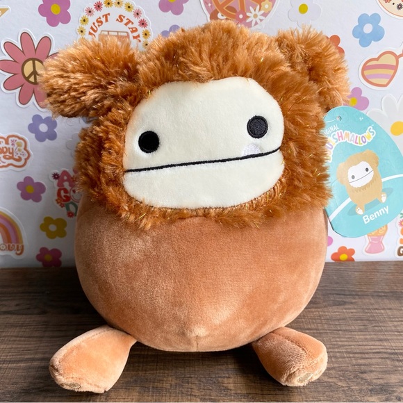 Squishmallows Other - Squishmallow Benny the Bigfoot 7.5 inch NWT Squish